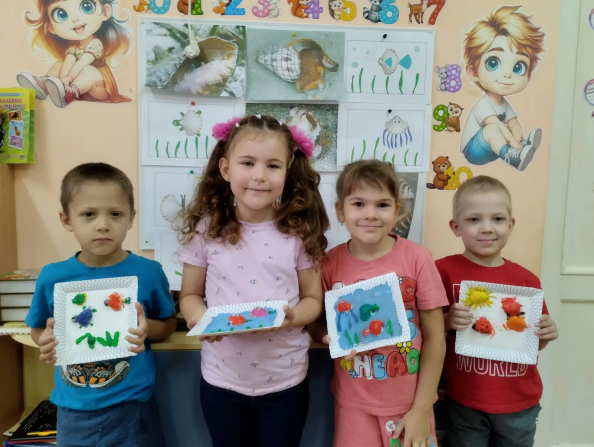 Маленькие шедевры большой природы: наши Эколята творят! ✨🐚
