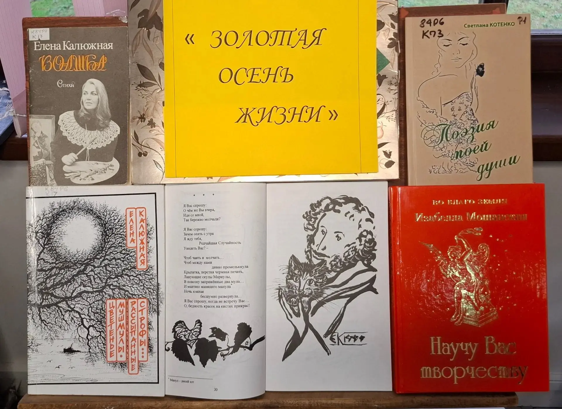🍁 Выставка «Золотая осень жизни» в городской библиотеке им.А.С. Пушкина открыта к Межд...