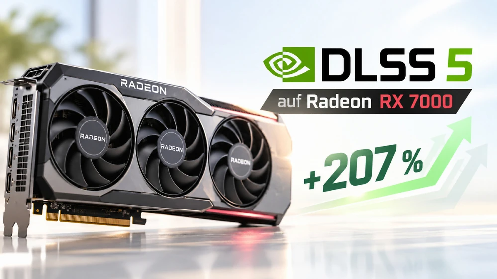 DLSS 5 на RX 7000 ускорили до 207 %.