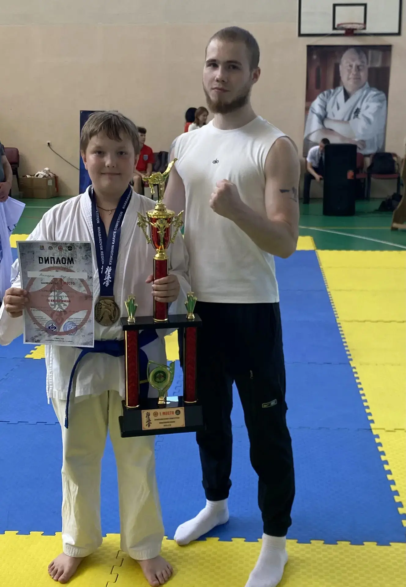 🎉 Поздравляем Вадима Панарина, ученика 5 класса Г, с победой в первенстве Хабаровского муниципально