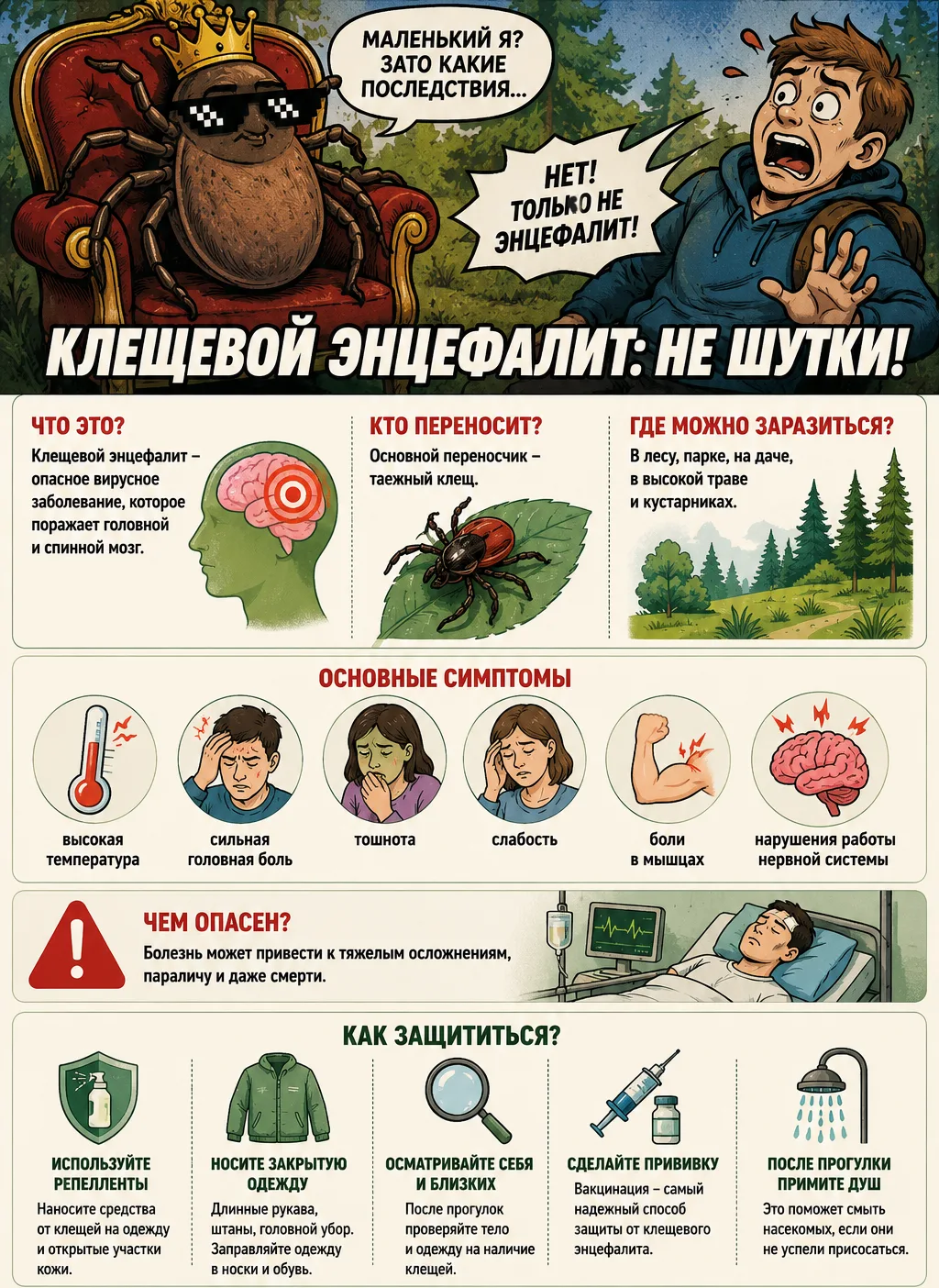 Как люди познакомились с клещевым энцефалитом и что мы знаем о нем сегодня