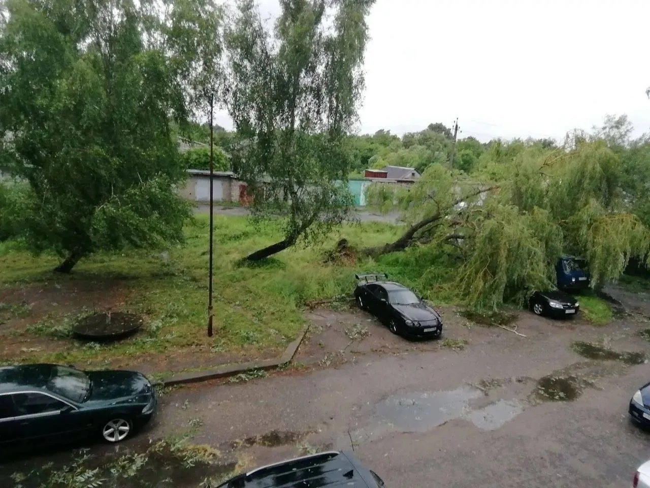 Приморску тоже досталось этой ночью…