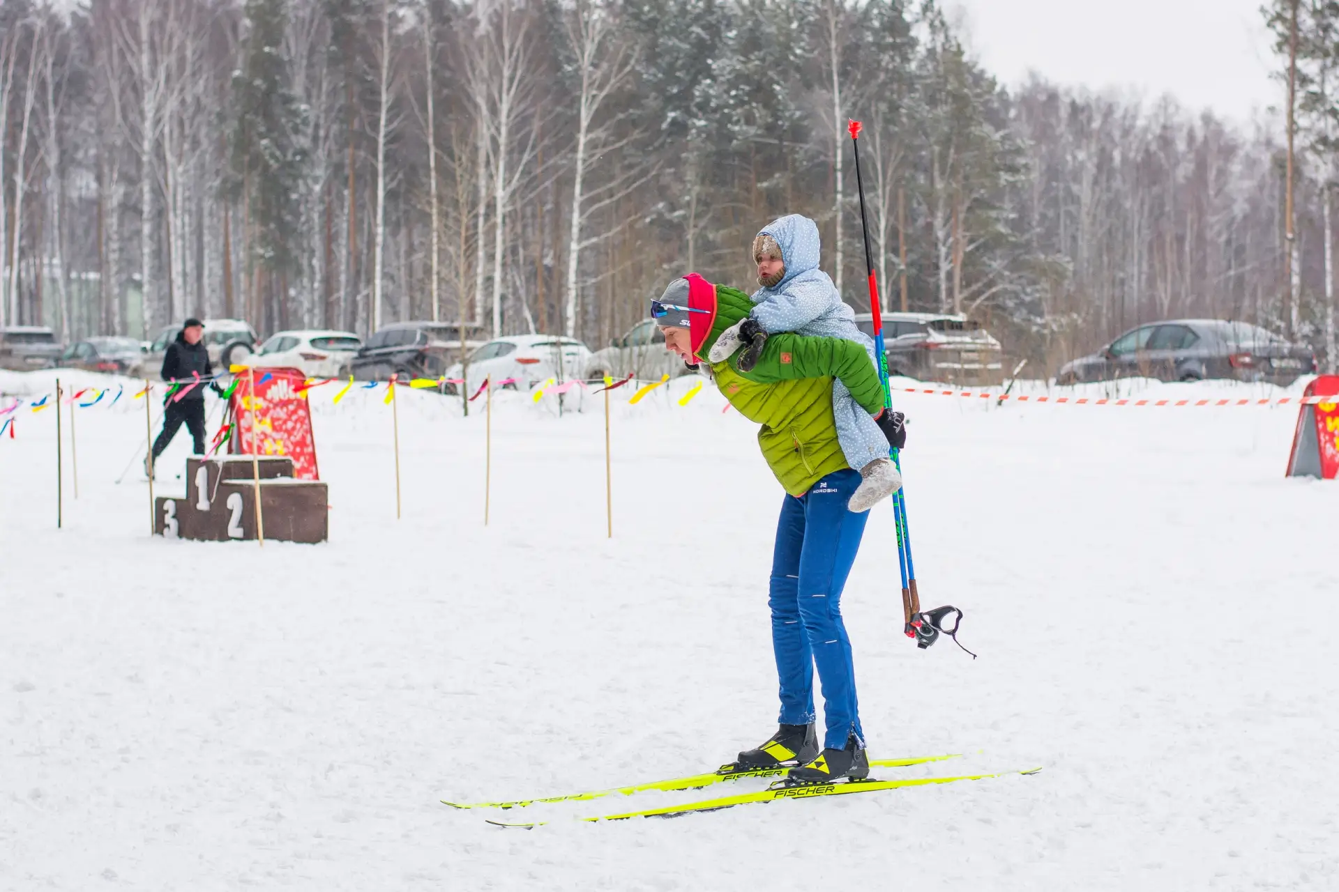 ⛷ Академический встал на лыжи: в рамках зимней спартакиады прошла массовая гонка  Второй этап зимней