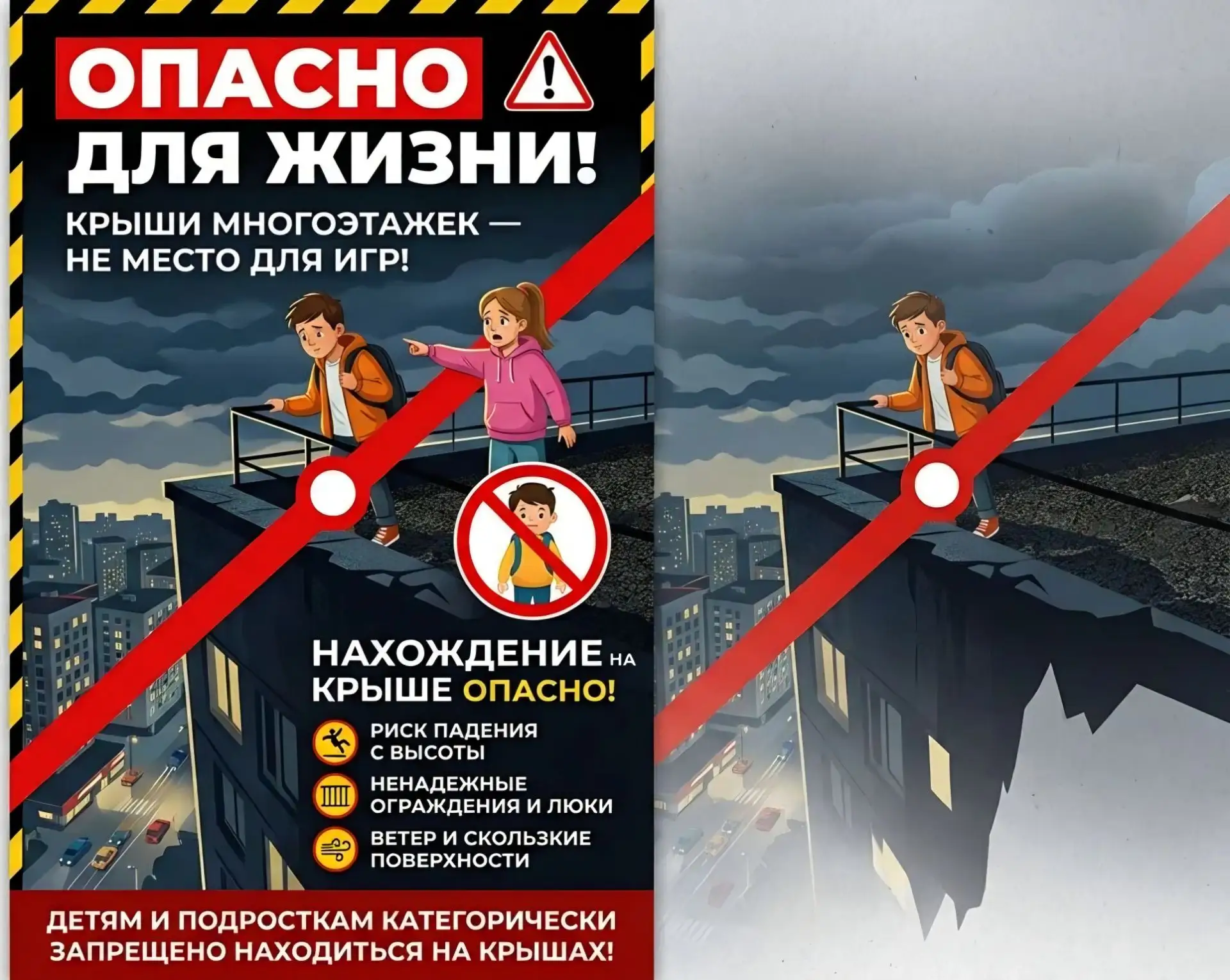 ⛔️ ОСТОРОЖНО: КРЫША!

Давайте поговорим о серьёзном. В последнее время всё чаще появляются видео и н