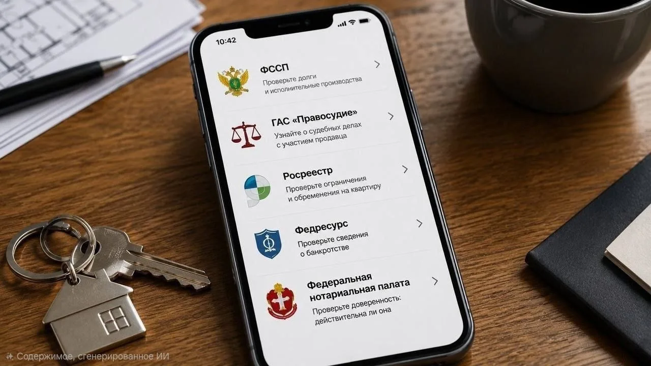 ⚠️ Долги, суды и банкротство: как за 10 минут проверить продавца квартиры