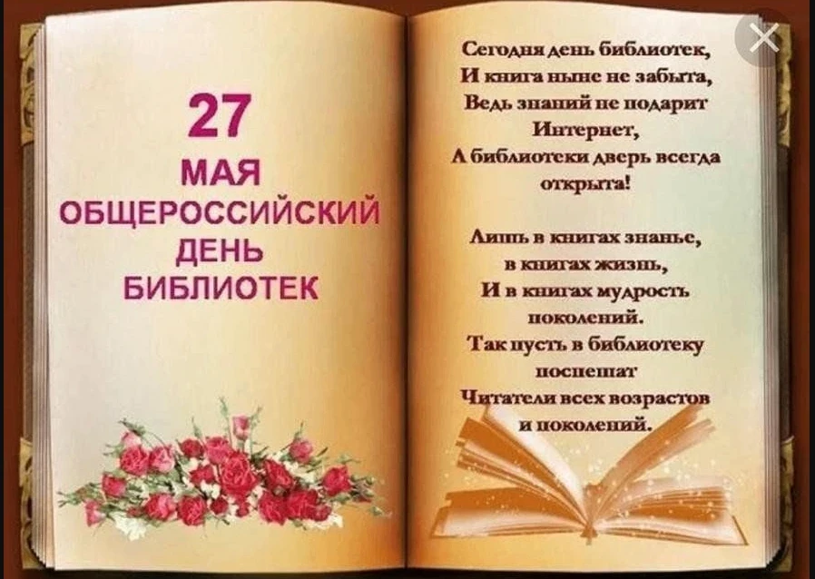 Ежегодно 27 мая в России отмечают Общероссийский день библиотек.