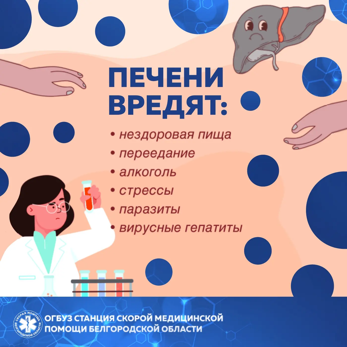 ☝🔰 С 27 июля по 2 августа – «Неделя профилактики заболеваний печени»