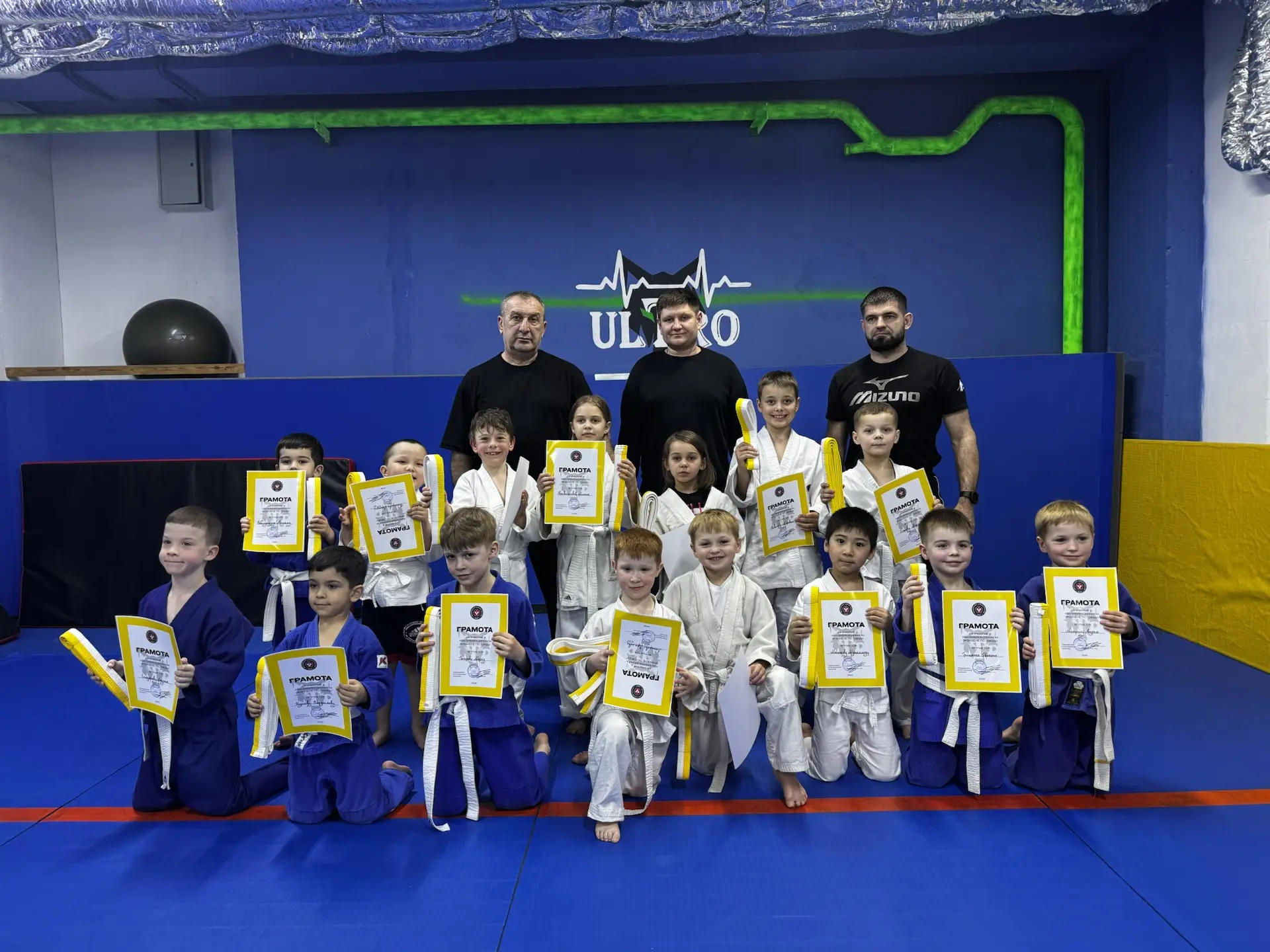 💛🤍Вчера наши самые юные спортсмены сдали свой первый квалификационный экзамен. Это их первая ступе