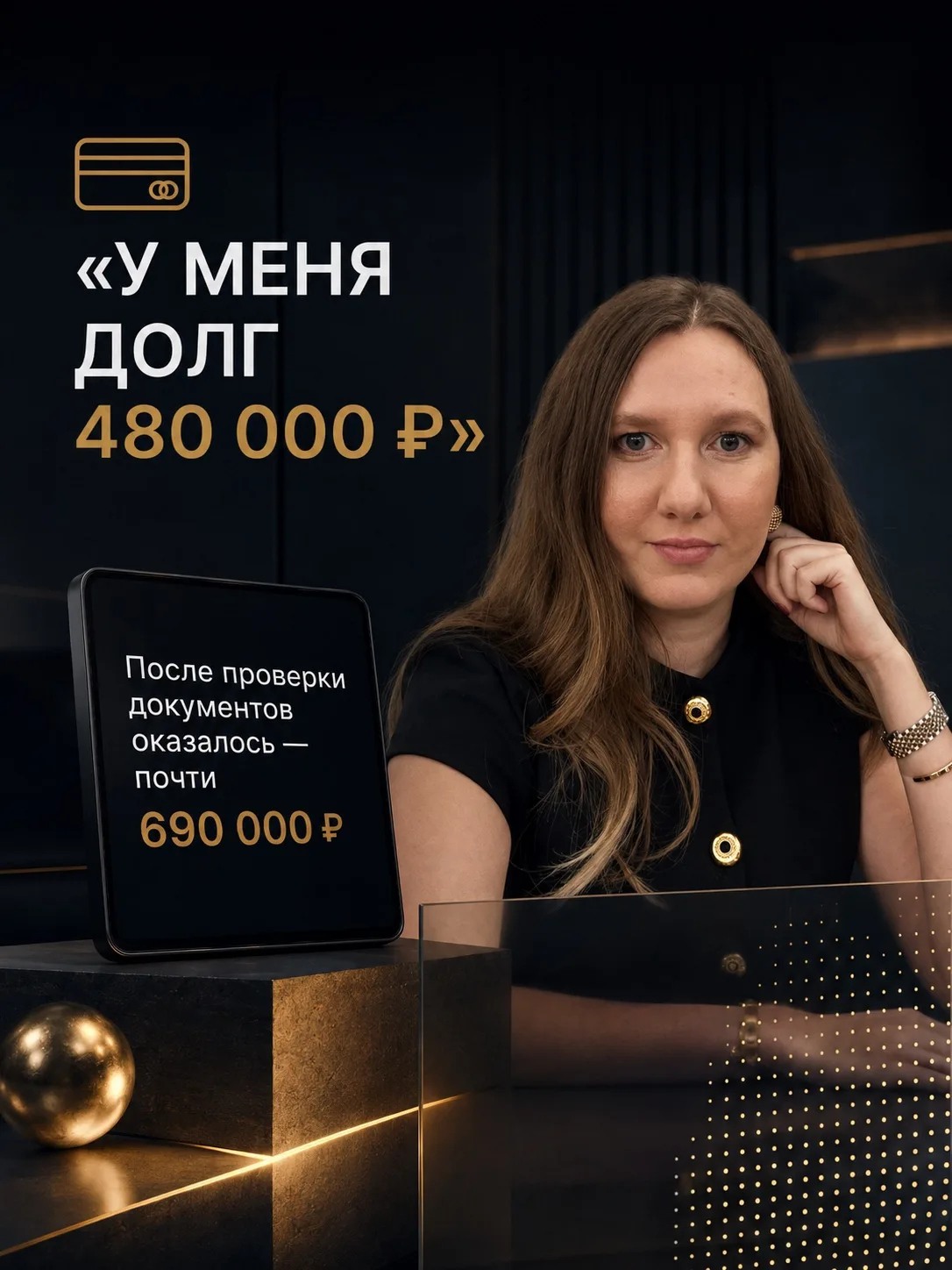 💳 «У МЕНЯ ДОЛГ 480 000 ₽»