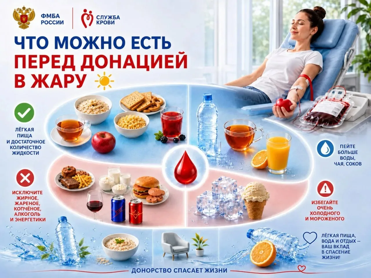 🥗 ЧТО МОЖНО ЕСТЬ ПЕРЕД ДОНАЦИЕЙ В ЖАРУ