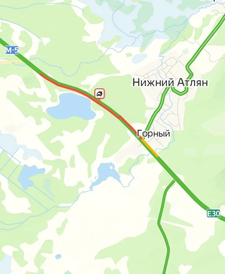 🔴🔵На трассе М-5 недалеко от Златоуста начали разбирать мост