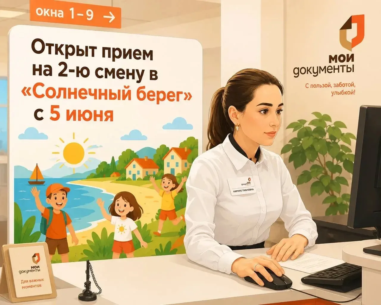 ☀️🏕️ Открыт приём заявок на 2-ю смену в «Солнечный берег»! 🌊✨