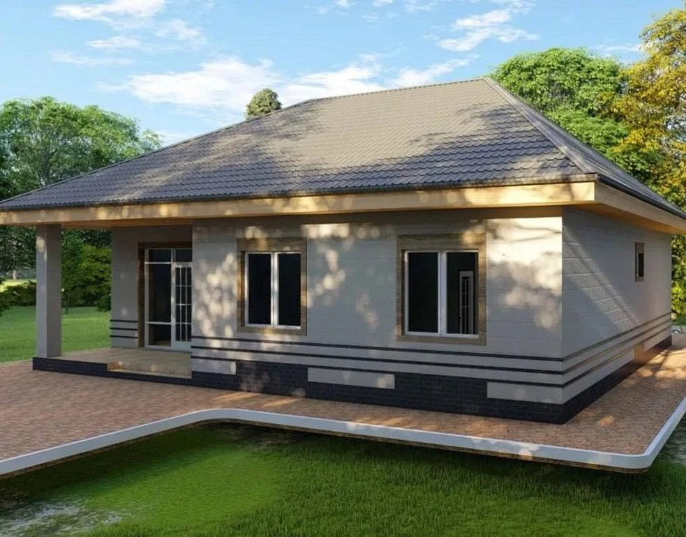 Планировка загородного дома 🏠 

Площадь 132 кв. м.