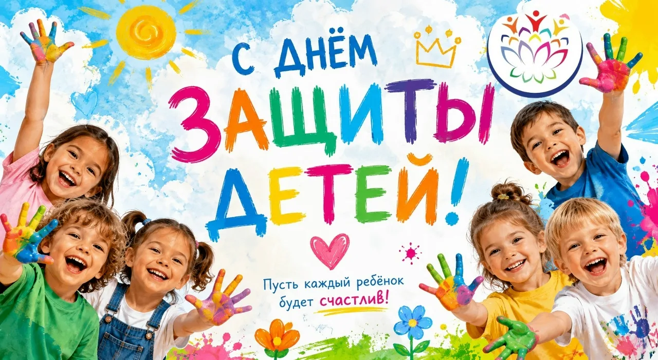 С днём защиты детей! 1июня!