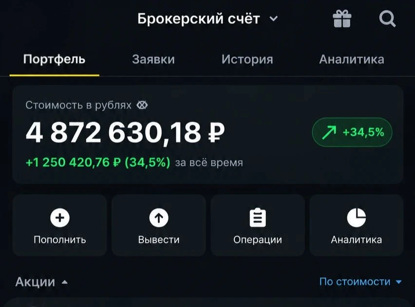 ⚠ В связи с высоким спросом на идеи и сигналы на Российском рынке!
