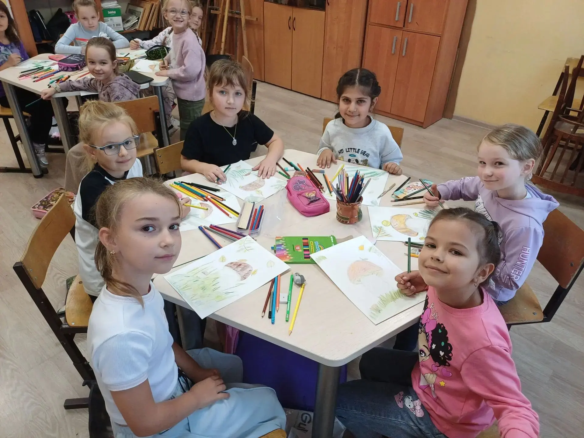 🖼Начало творческого пути у учащиеся 1 класса отделения "Изобразительное искусство", пр...