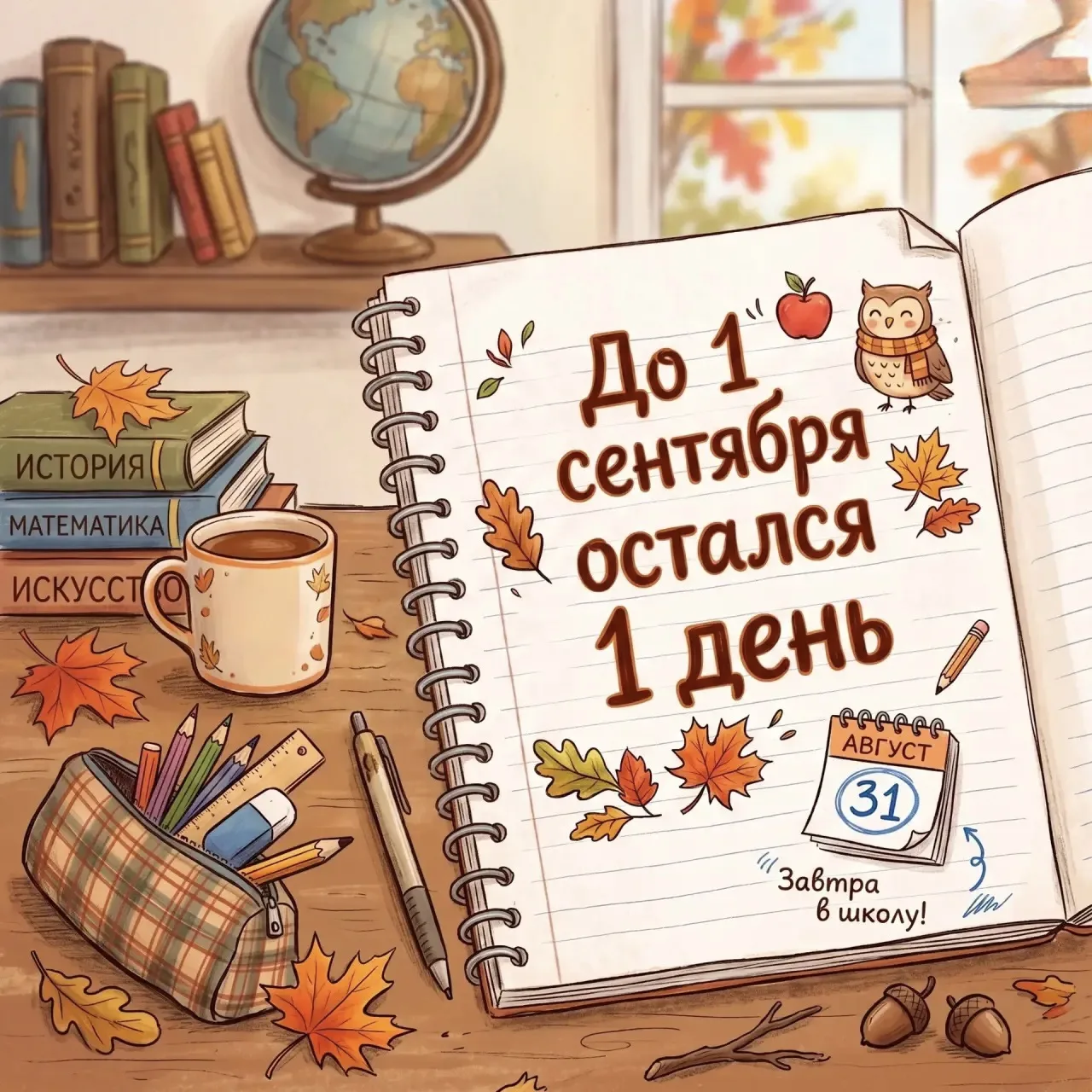 🍁 Завтра — сентябрь