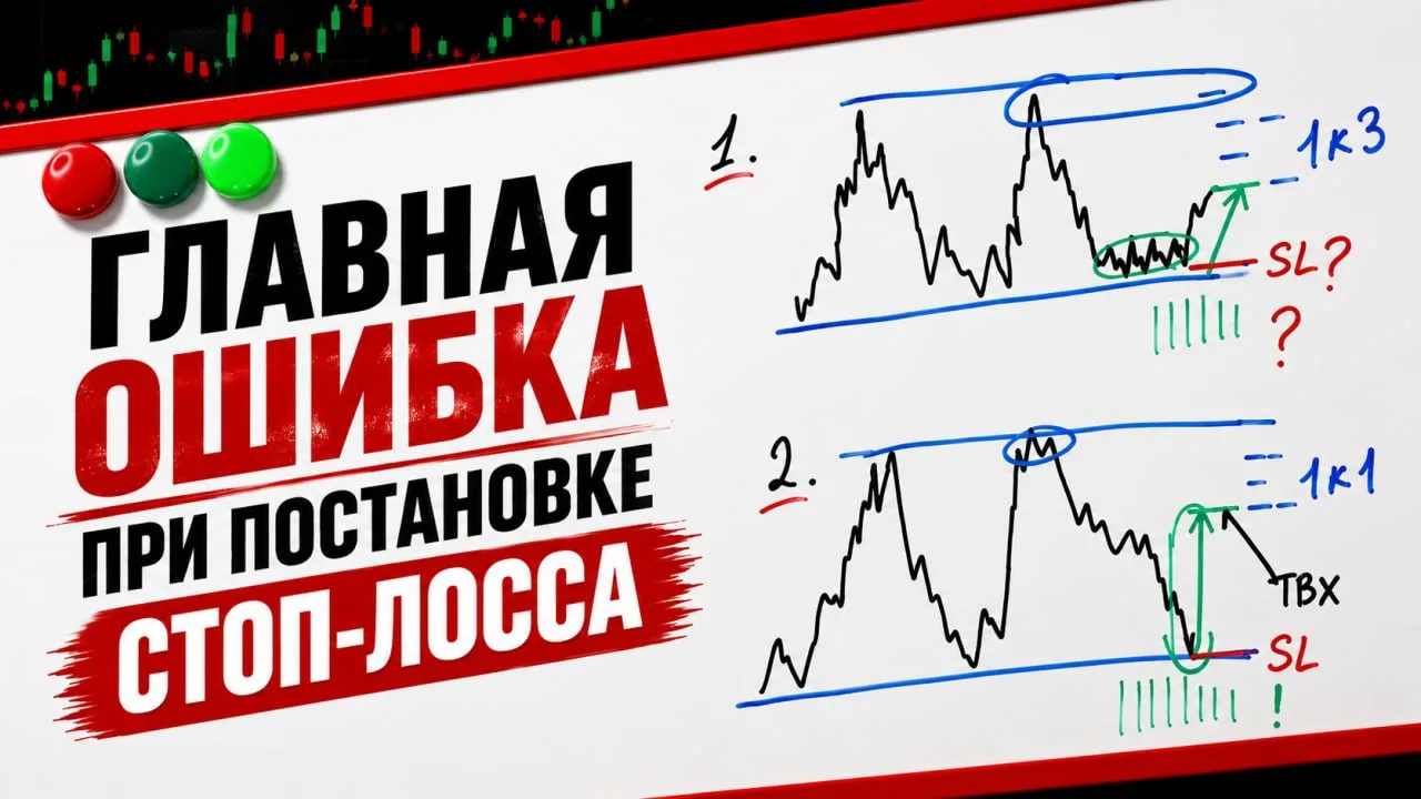 🎞  Главная ошибка при постановке стоп-лосса и открытии сделки
