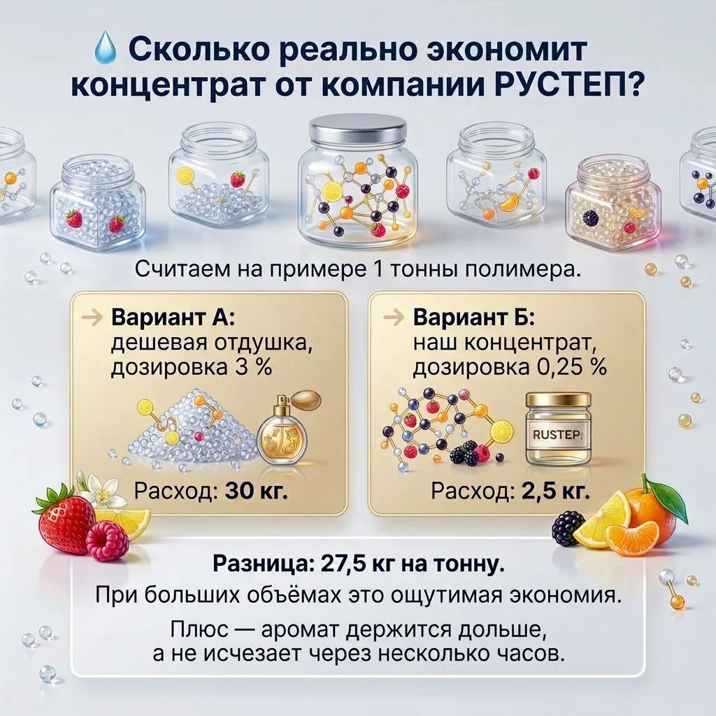 💰Математика выгоды: сколько реально экономит концентрат для полимеров от компании РУСТ...