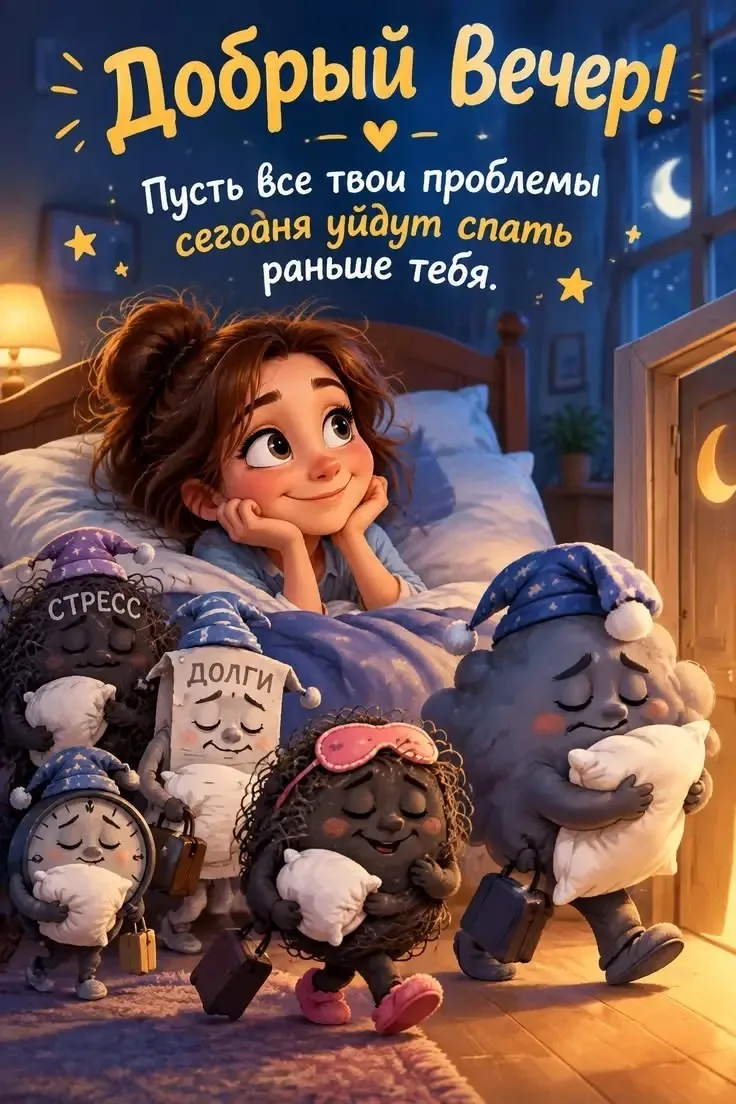 Вечерние открытки 🩷🩵🩶