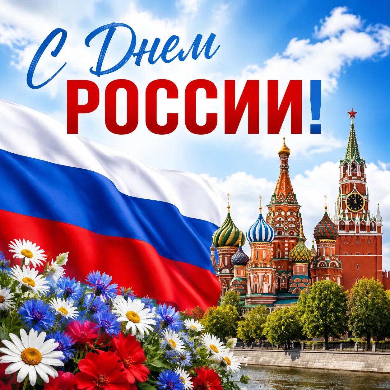 🌼 С Днём России — праздником единства и гордости за нашу Родину! 🌼

Россия — это не просто огромна