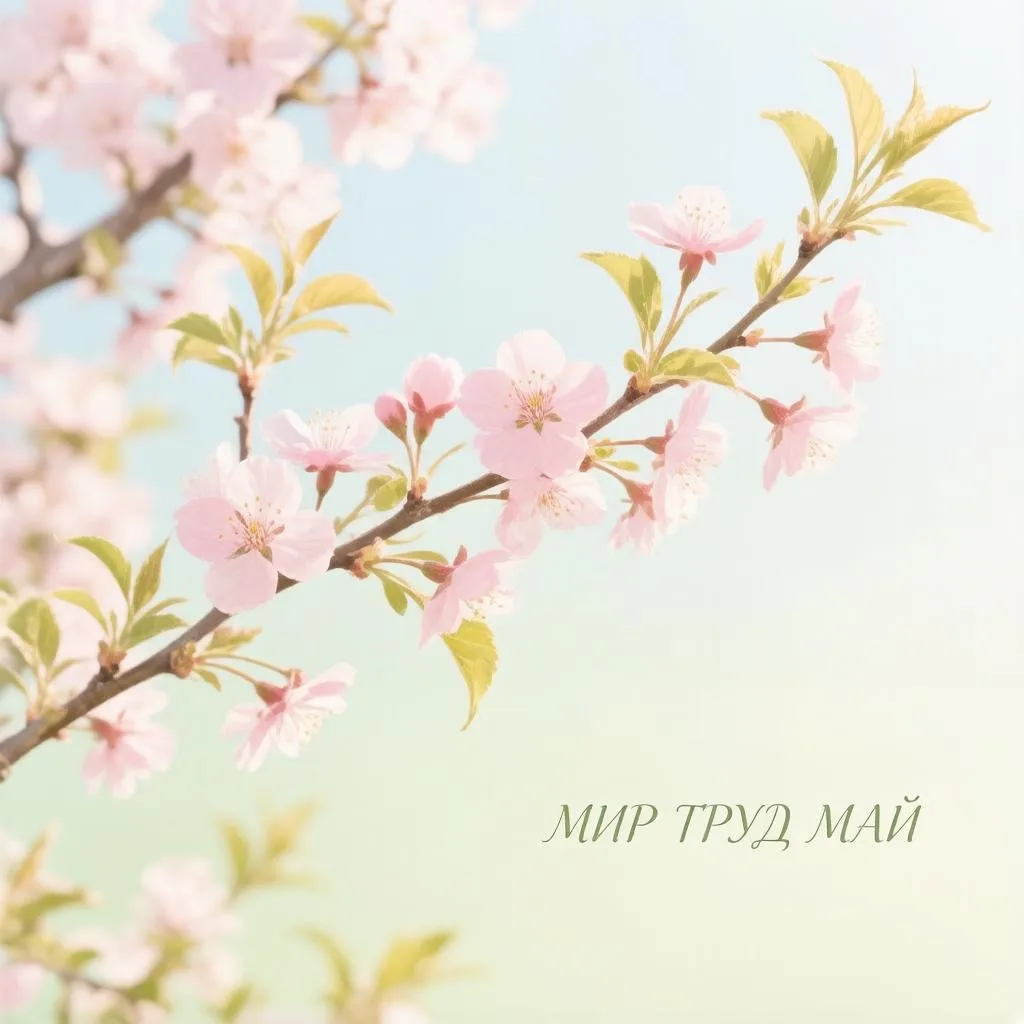 Первомай наступил! 🌸