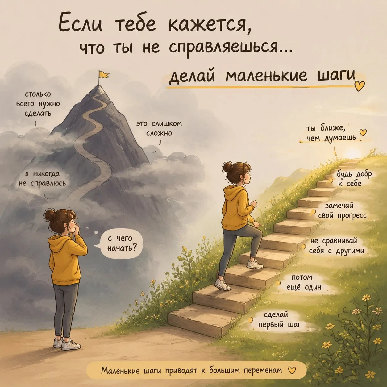 КОГДА КАЖЕТСЯ, ЧТО ВЫ НЕ СПРАВЛЯЕТЕСЬ