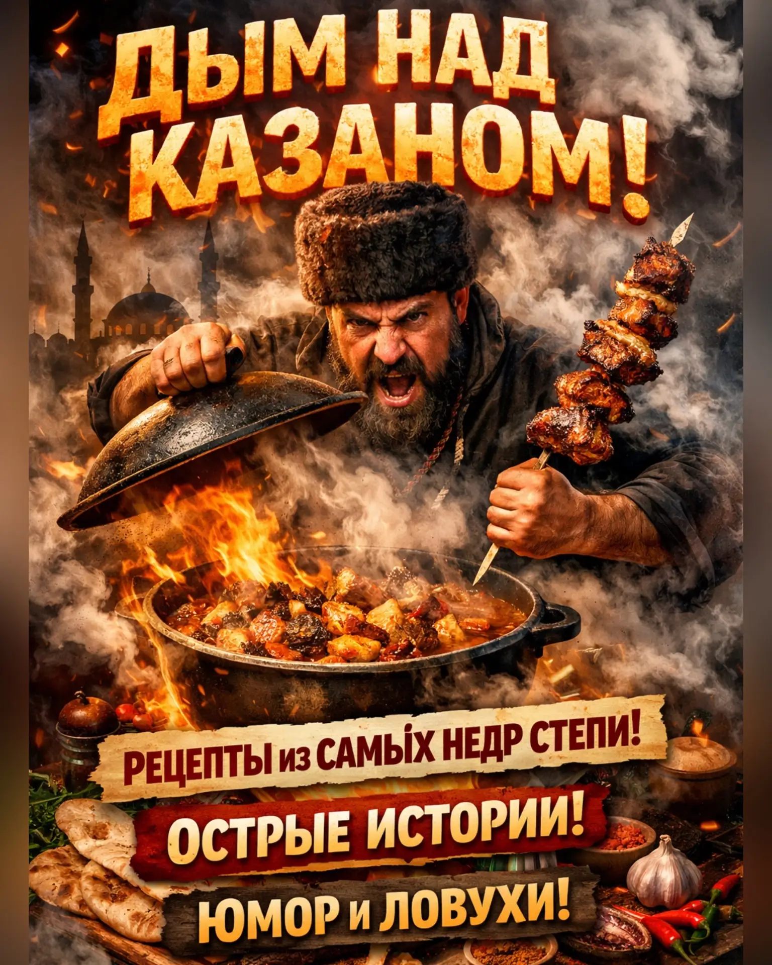 🫵🔥 КАЖДЫЙ МУЖИК любящий вкусно поесть  обязательно подпишется на канал - ДЫМ НАД КАЗА...