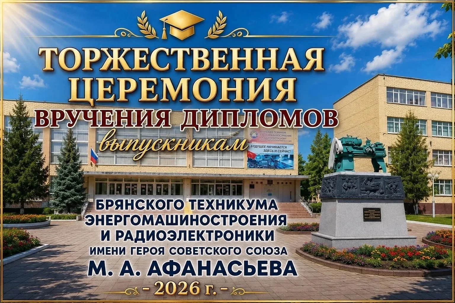 🎉Торжественное вручение дипломов: новый этап открыт!
Сегодня в техникуме особенный день: наши выпус