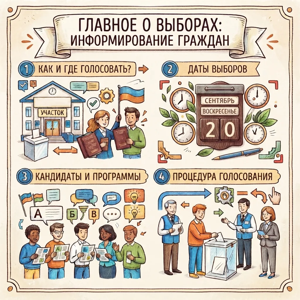 ГЛАВНОЕ О ВЫБОРАХ: ИНФОРМИРОВАНИЕ ГРАЖДАН

⚡⚡ Информационное обеспечение — ключевой элемент избирате