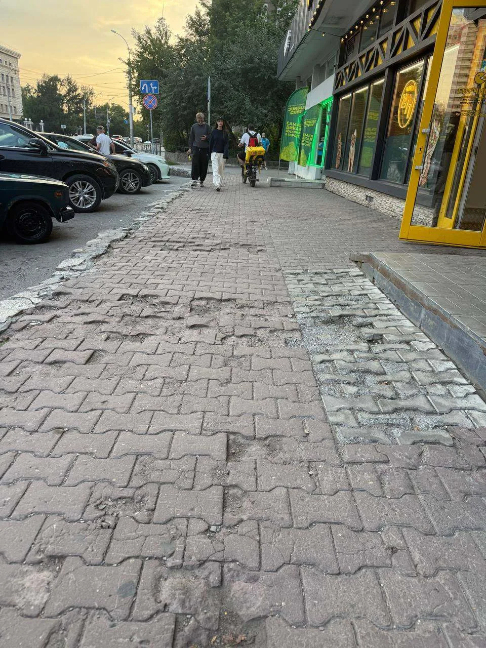 Вот они какие - тротуары в самом центре Новосибирске, на минуточку третьего города в России 🙈

Мэри