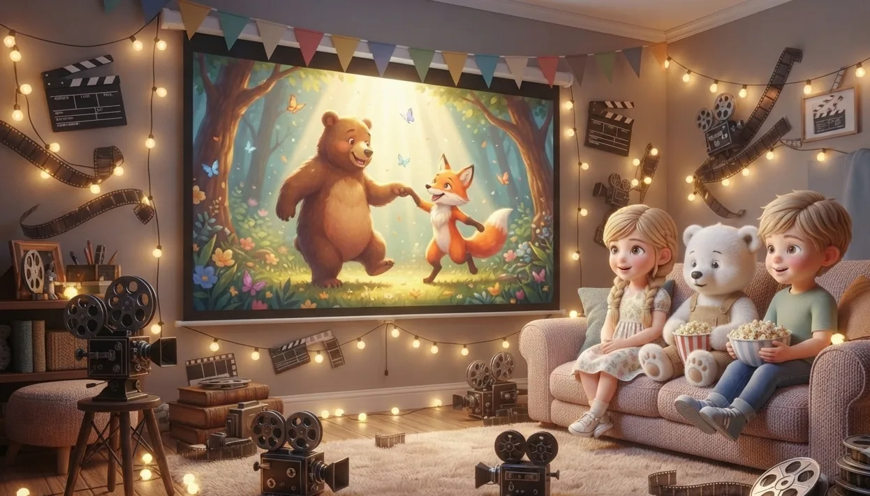 🎬 Секреты большого кино для наших малышей!