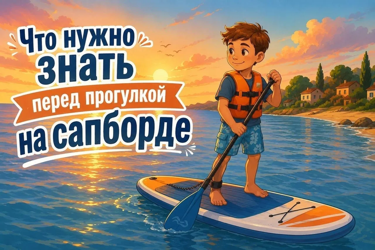 Сапборд – это отличный способ отдохнуть, но безопасность всегда должна быть на первом месте

Перед в