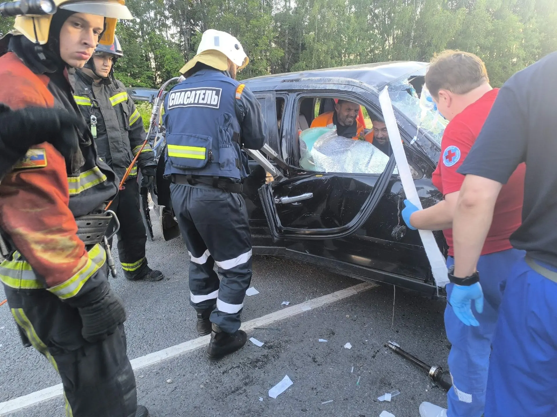 🚒 ДТП по адресу: Суздальский район, трасса Владимир- Юрьев-Польский, около поворота на...