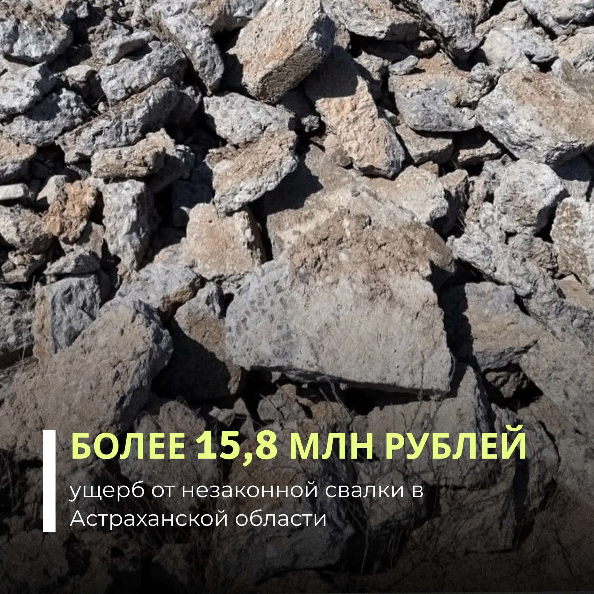 Поводом для судебного разбирательства стала незаконная свалка строительных отходов в ра...