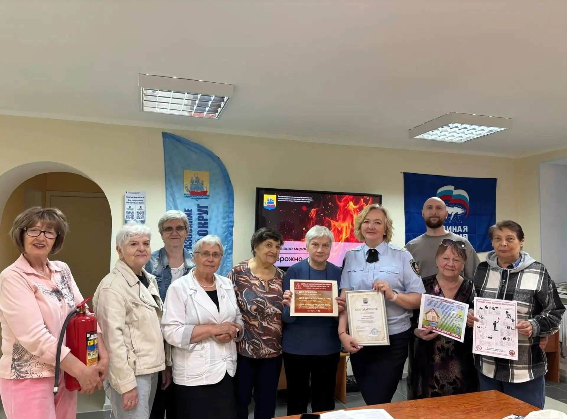 🚒 Пожарно-спасательные отряды: главное за неделю  ⭐ ПСО Адмиралтейского района С неработающим населе