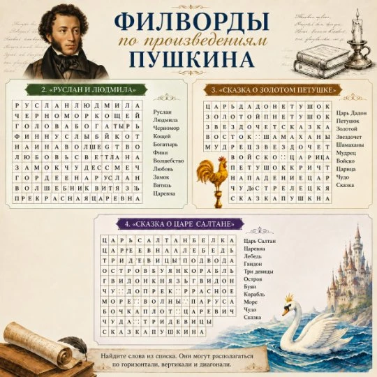 ✨ Сегодня — День рождения Александра Сергеевича Пушкина! ✨

Сегодня мы вспоминаем великого русского 