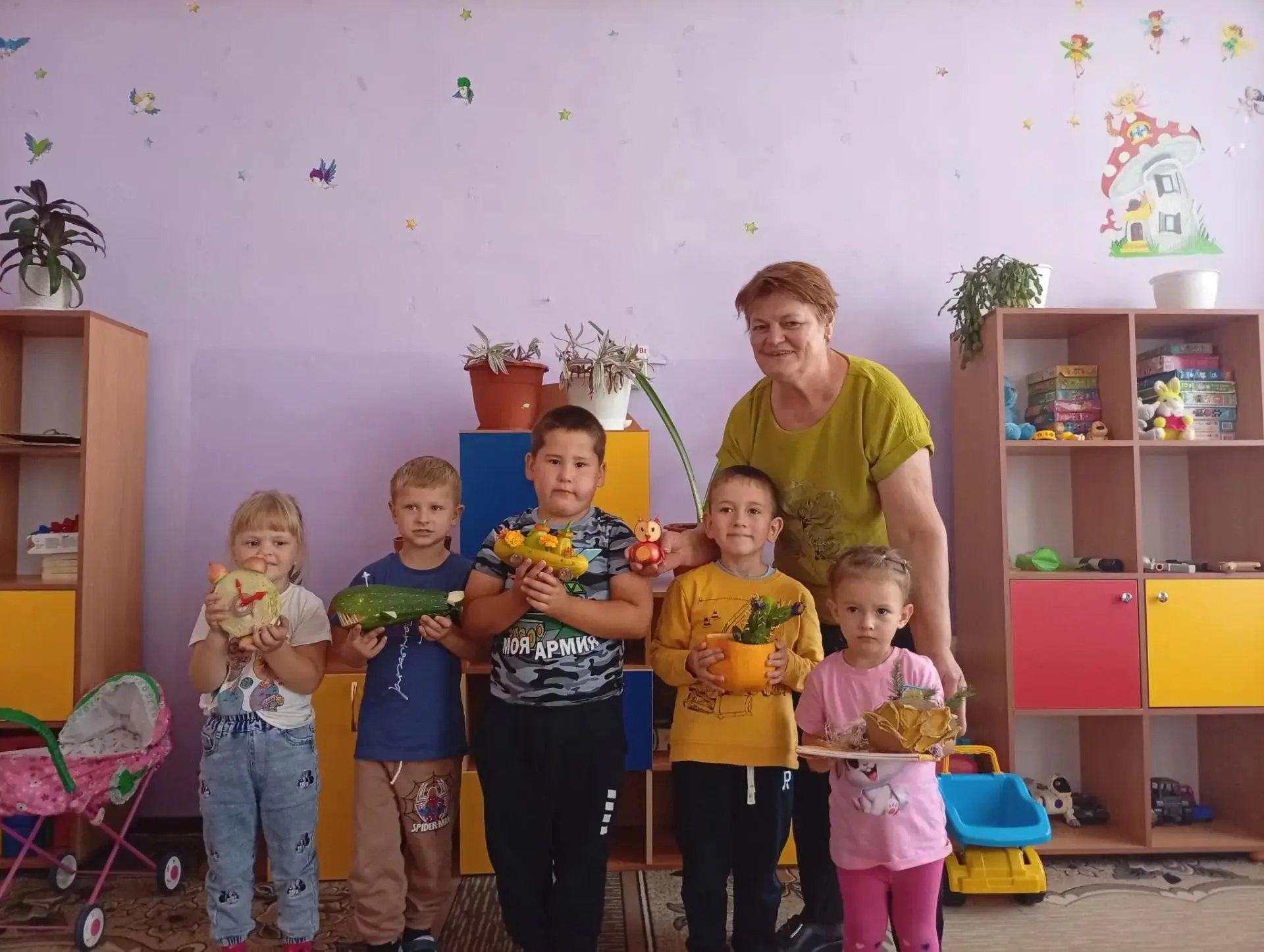 🍂 Волшебство из природы: выставка поделок в нашей дошкольной группе! 🍂