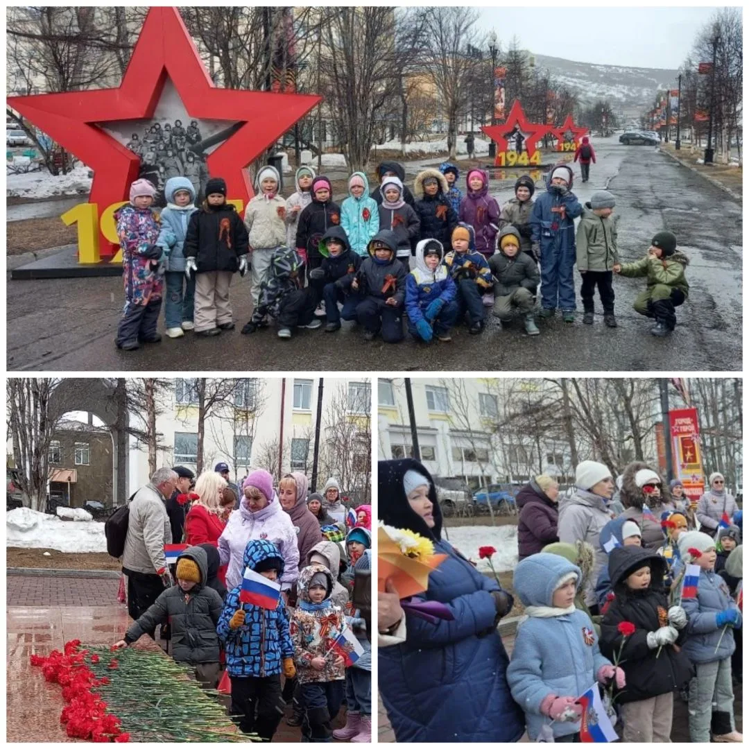 🇷🇺Ребята подготовительной группы приняли участие в праздничном флешмобе, посвященном 81-й годовщин