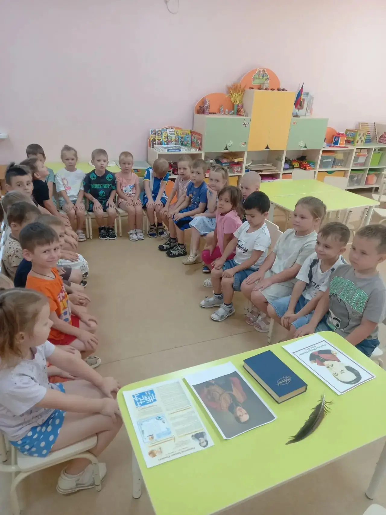 📜 Сегодня в детском саду № 166 в средней группе № 8 прошло мероприятие, посвящённое Дню памяти М. Ю