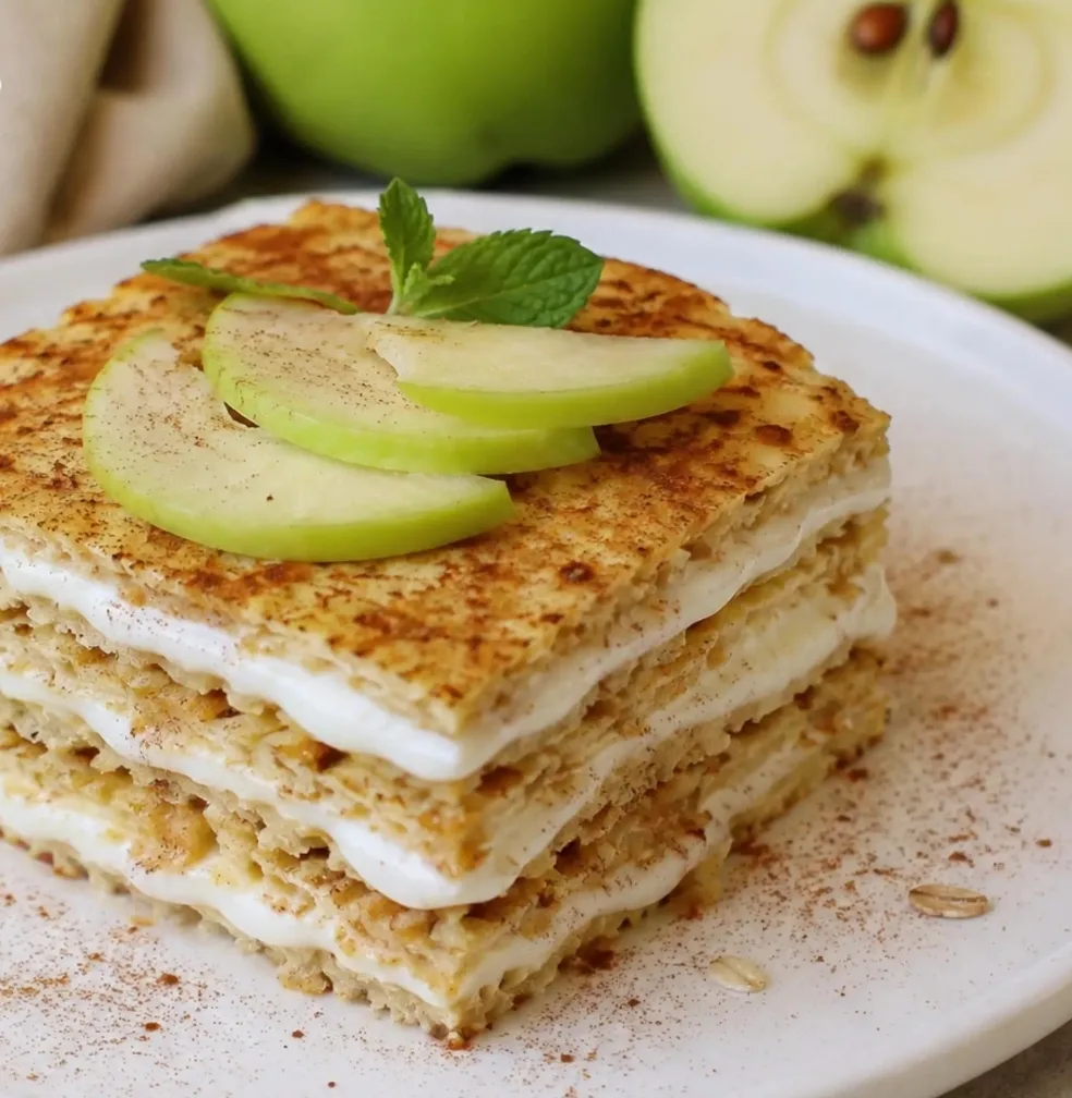 🍏 ЯБЛОЧНОЕ ПП-ПИРОЖНОЕ — НЕЖНЫЙ ДЕСЕРТ БЕЗ ЛИШНИХ УГРЫЗЕНИЙ СОВЕСТИ! 🍏