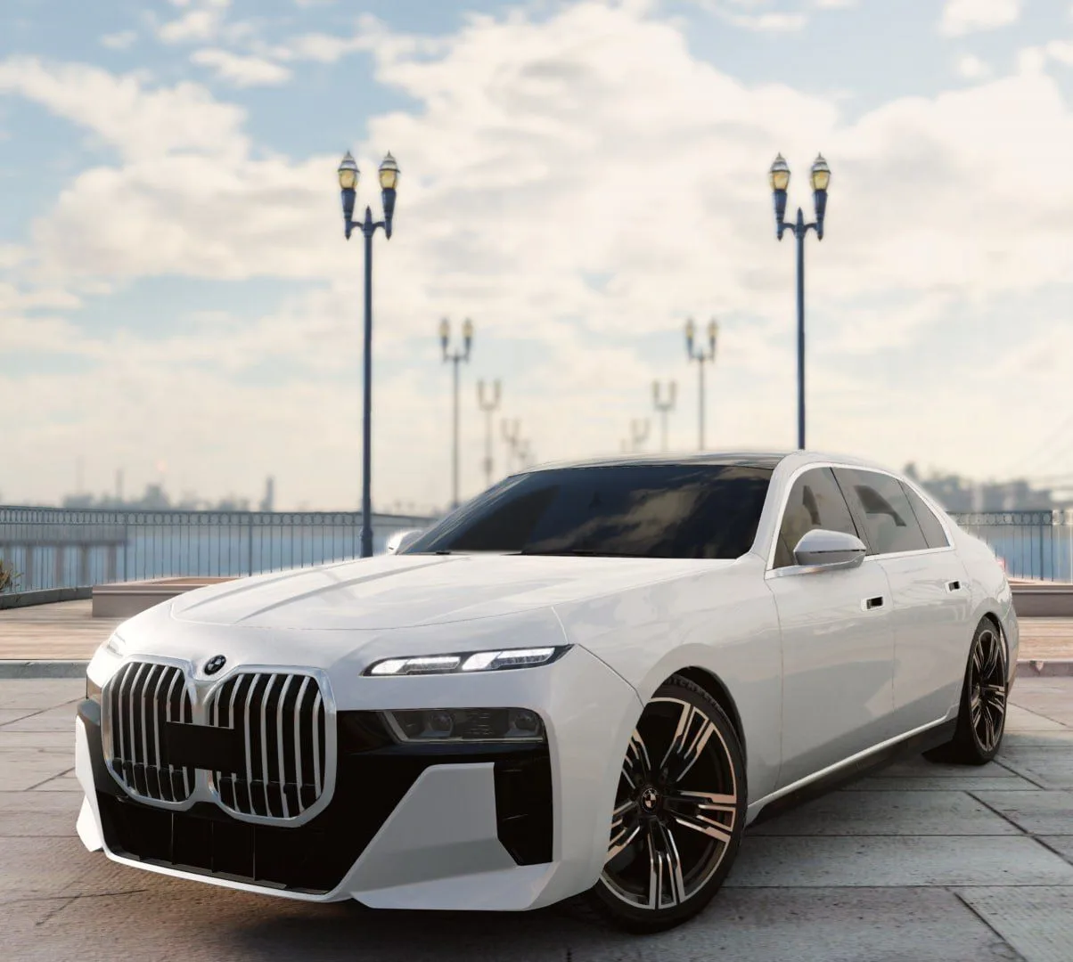 BMW 7 🌿- Качественная модель экстерьера и интерьера;