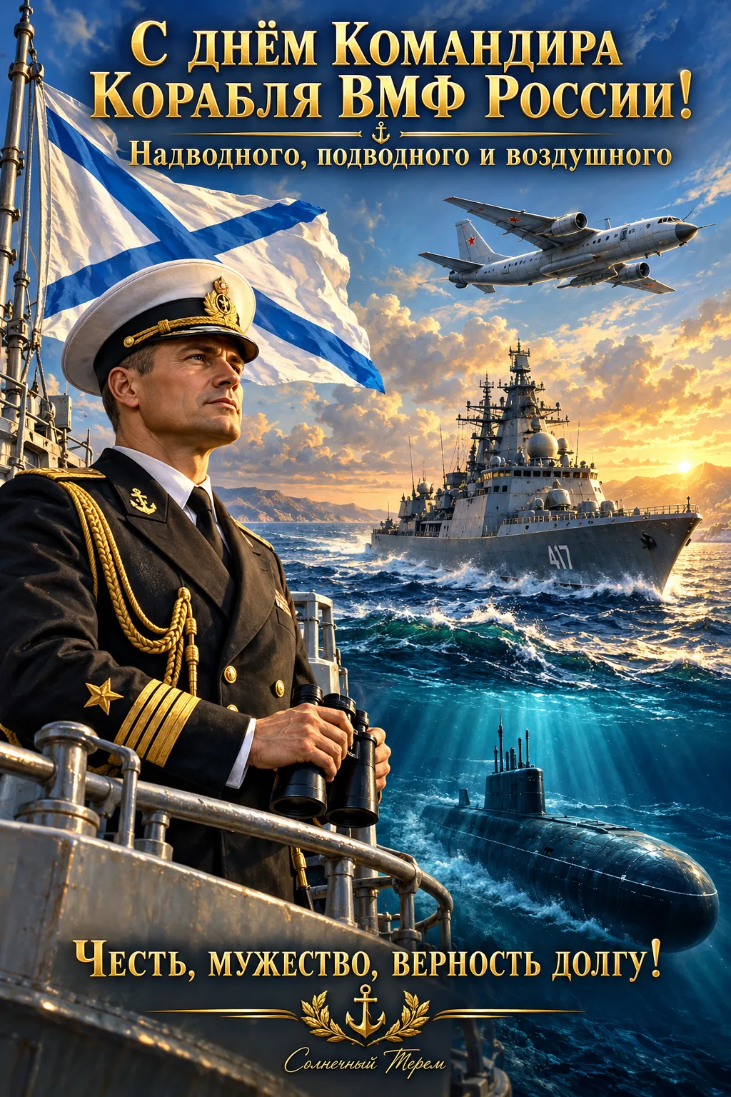 С праздником командиров кораблей! ⚓