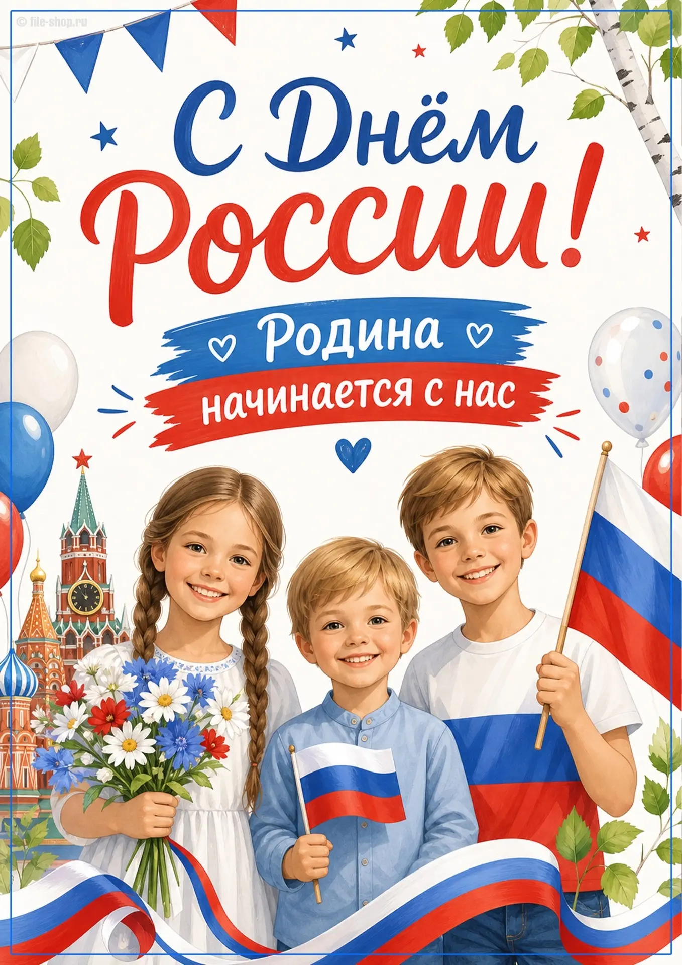 ❤️‍🔥ДЕНЬ РОССИИ

🪄Сегодня, 12 июня, мы отмечаем один из самых значимых праздников - День России.

