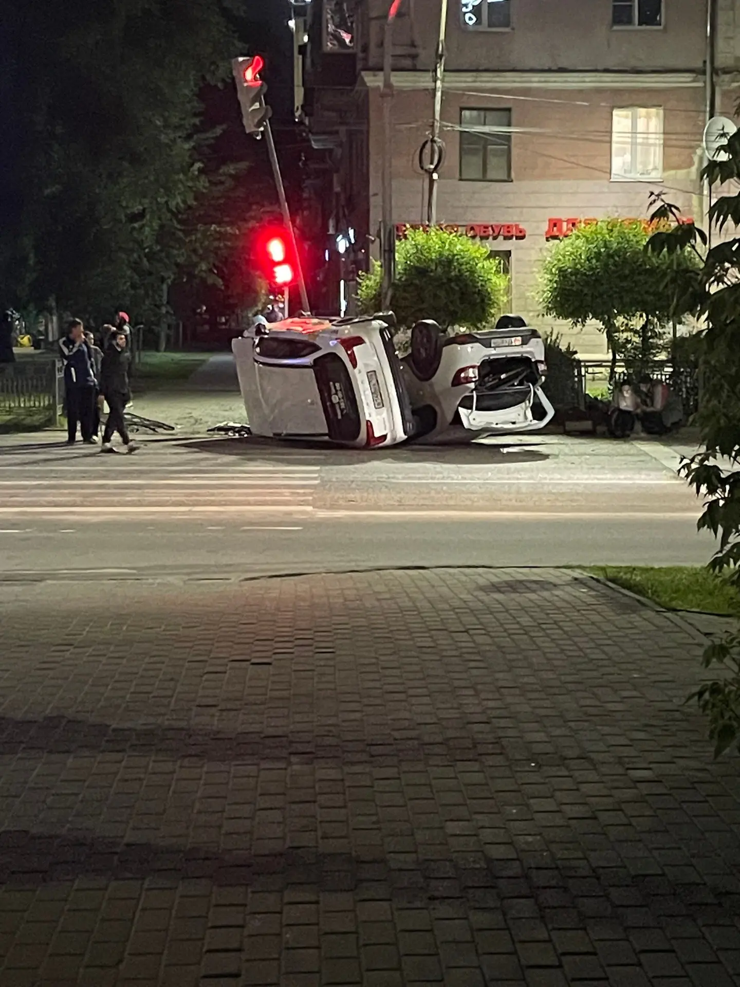 Авария с перевертышами на Луче