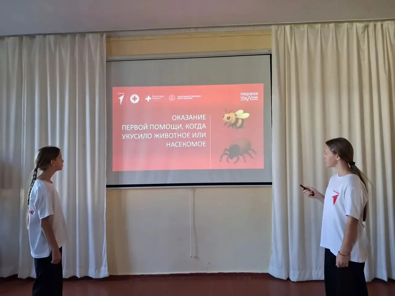 🩹 Мастер-класс по первой помощи для младших школьников 🐝