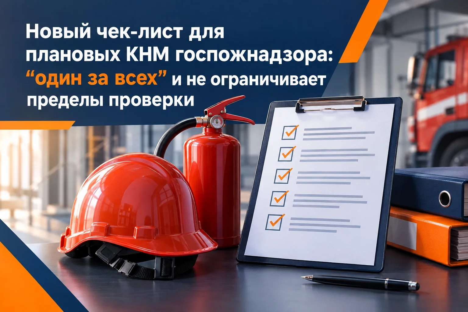 С 26 сентября 2026 года МЧС России вводит новый универсальный чек-лист для плановых пож...
