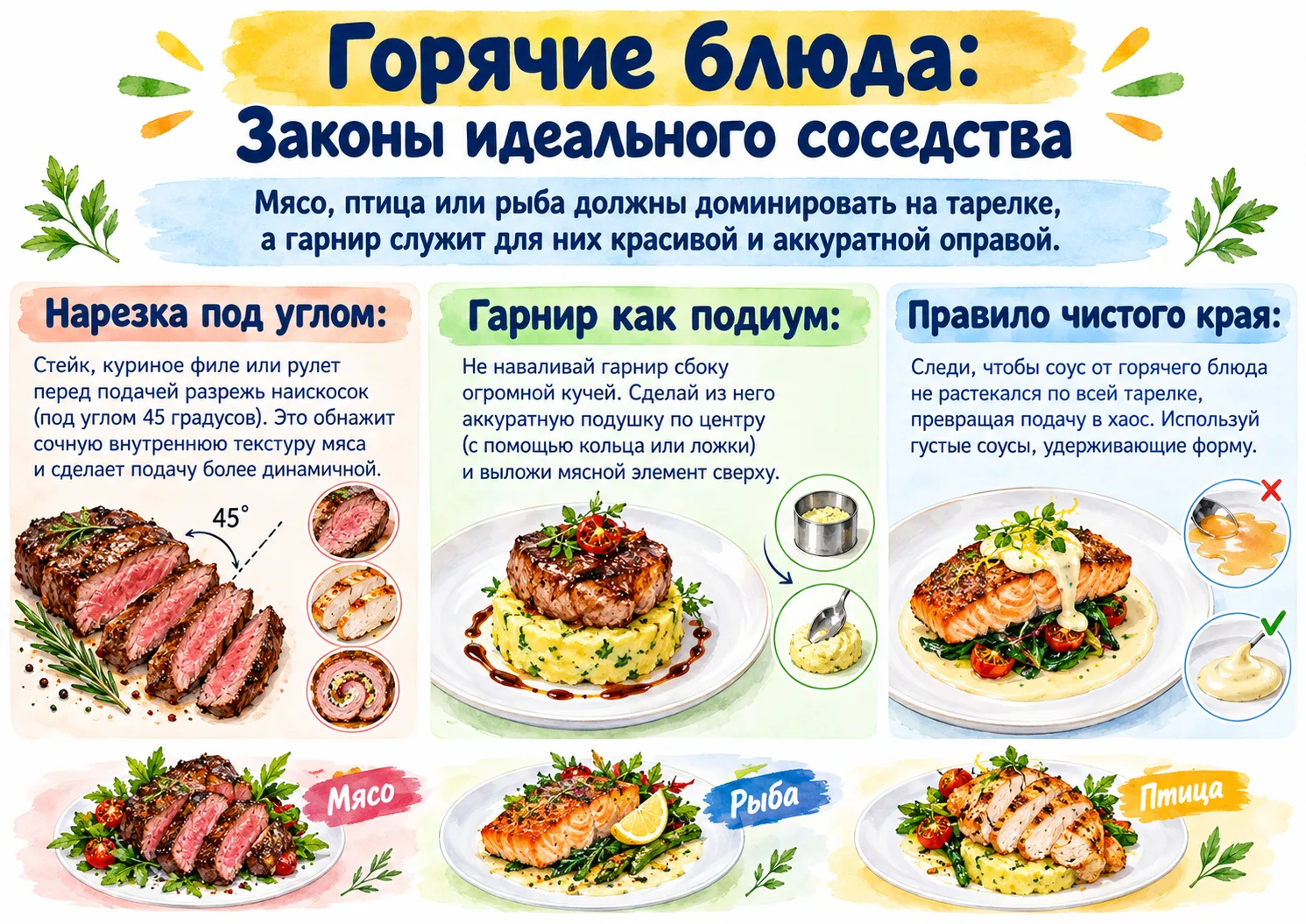 🍽Секреты фуд-стилистики. Как красиво оформить и подать блюдо (актуально для кулинарных...