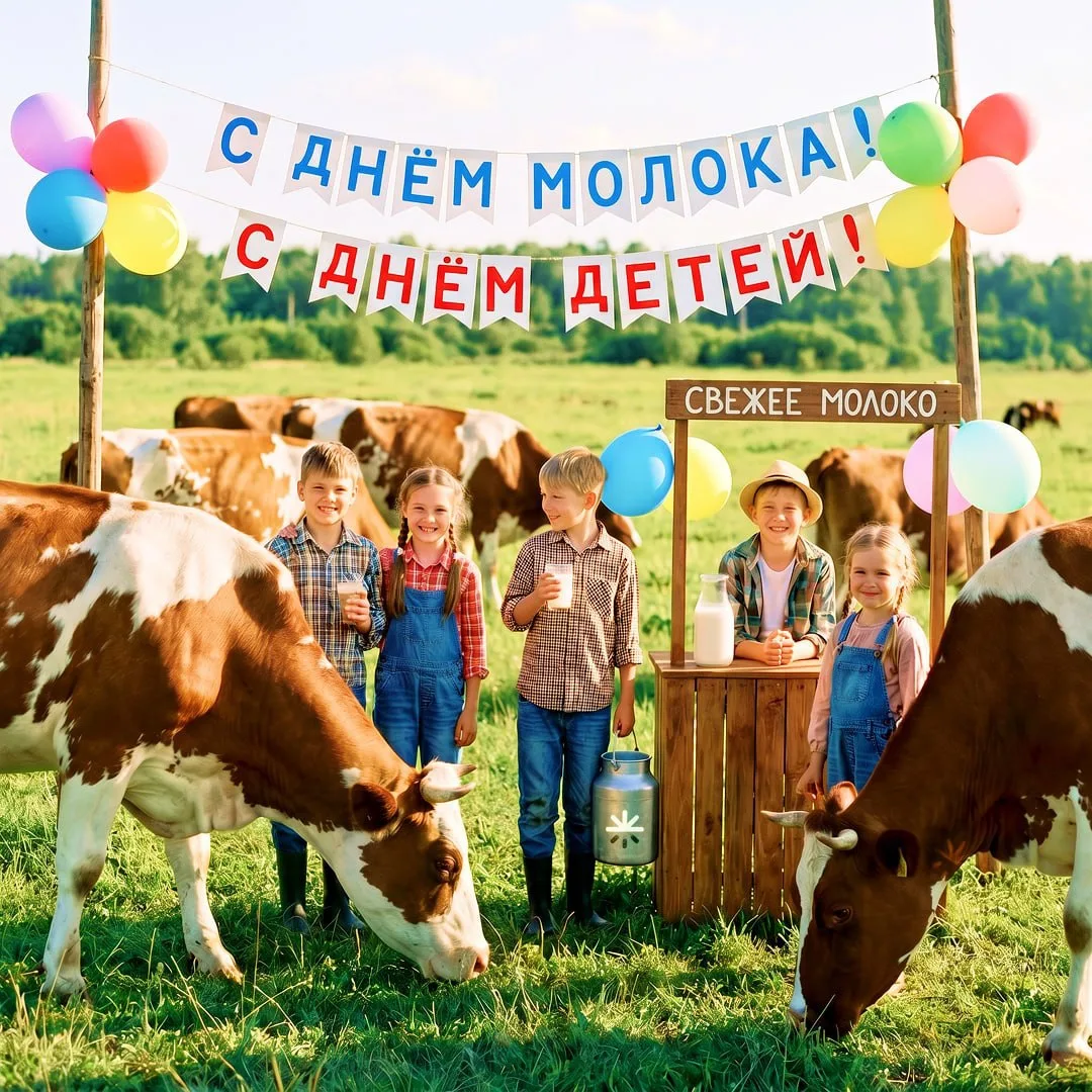 А вы знали, что 1 июня — Всемирный день молока? 🥛