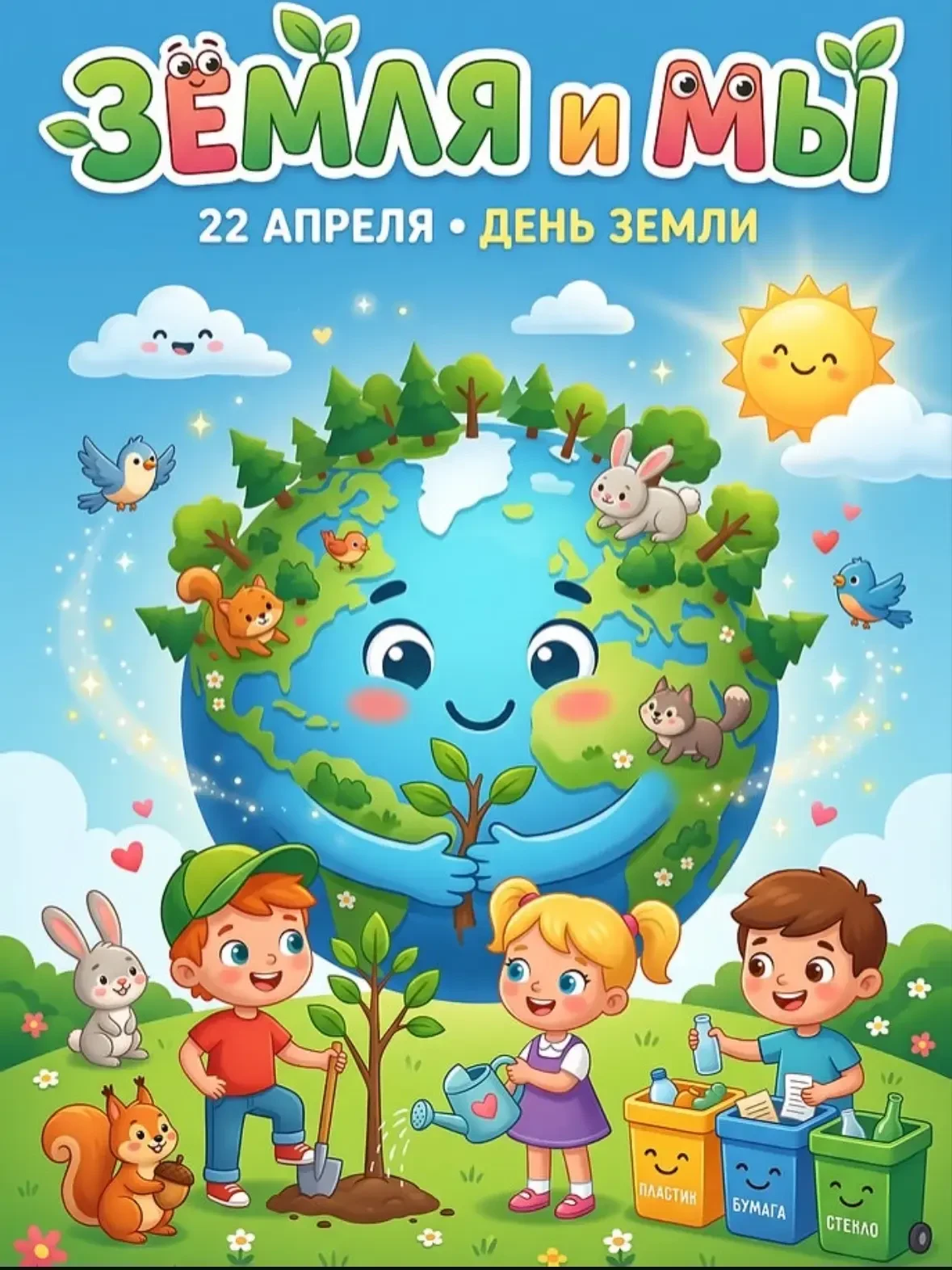 День Земли — праздник чистой воды, земли и воздуха